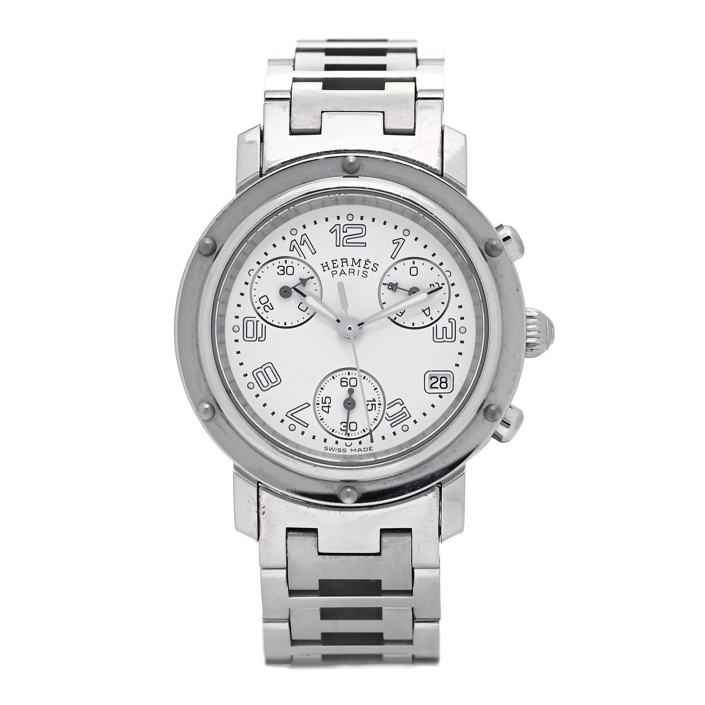 Stainless Steel 31mm Clipper Chronograph Quartz Watch