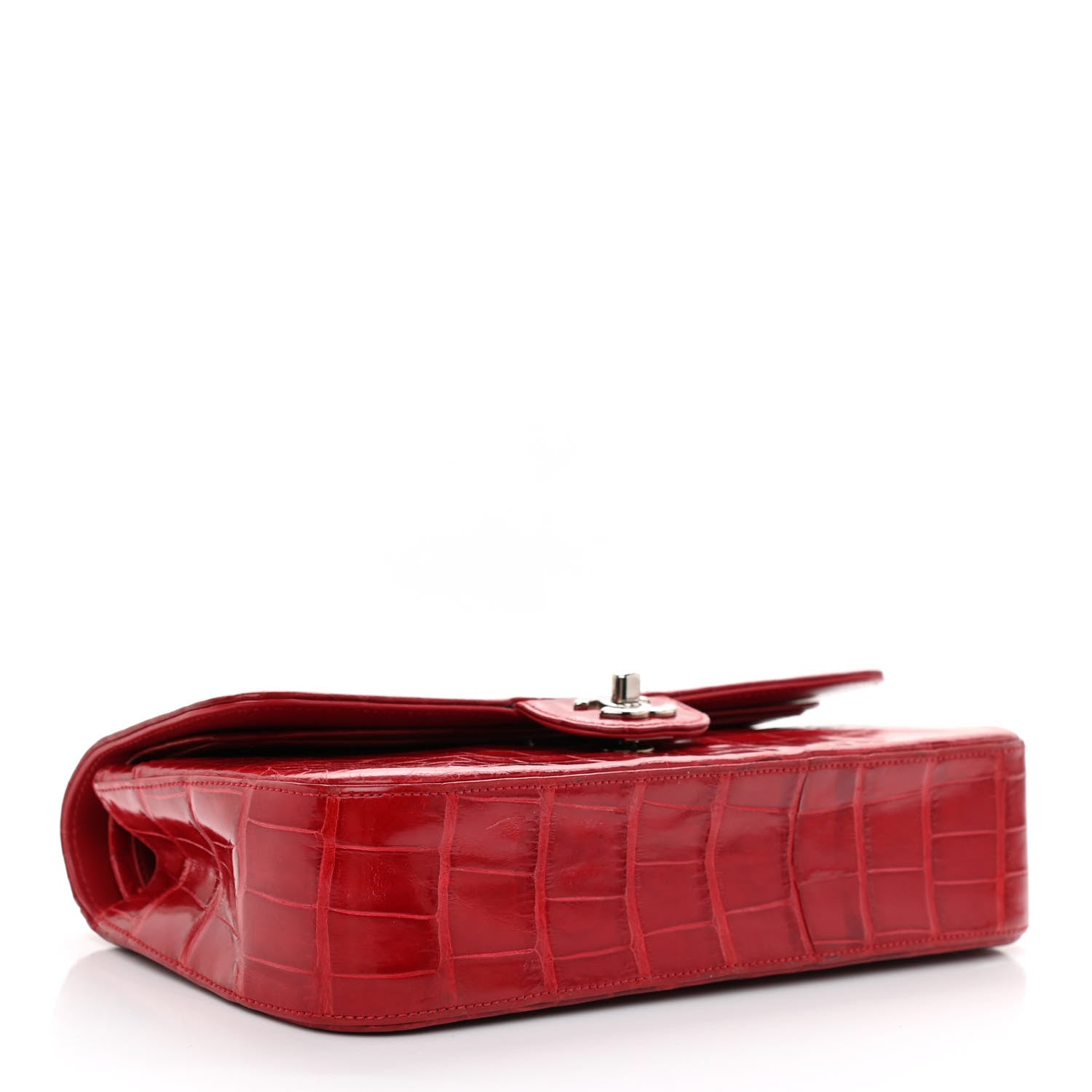 Chanel Alligator Medium Double Flap Red 4 of 17