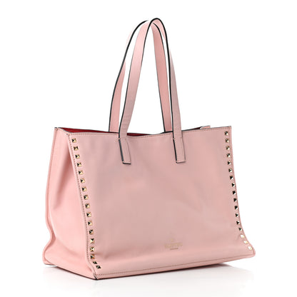 Valentino Garavani Nappa Medium Rockstud Soft Tote Rose 3 of 9