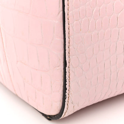 Givenchy Calfskin Crocodile Embossed Mini Antigona Pink 10 of 13