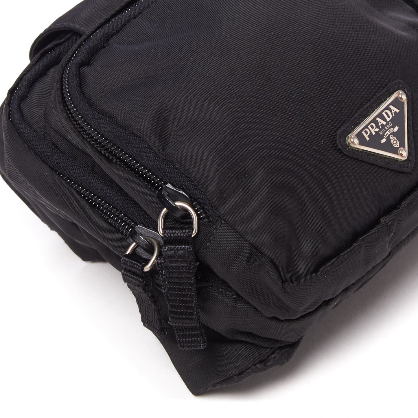 Tessuto Nylon Belt Bag Black