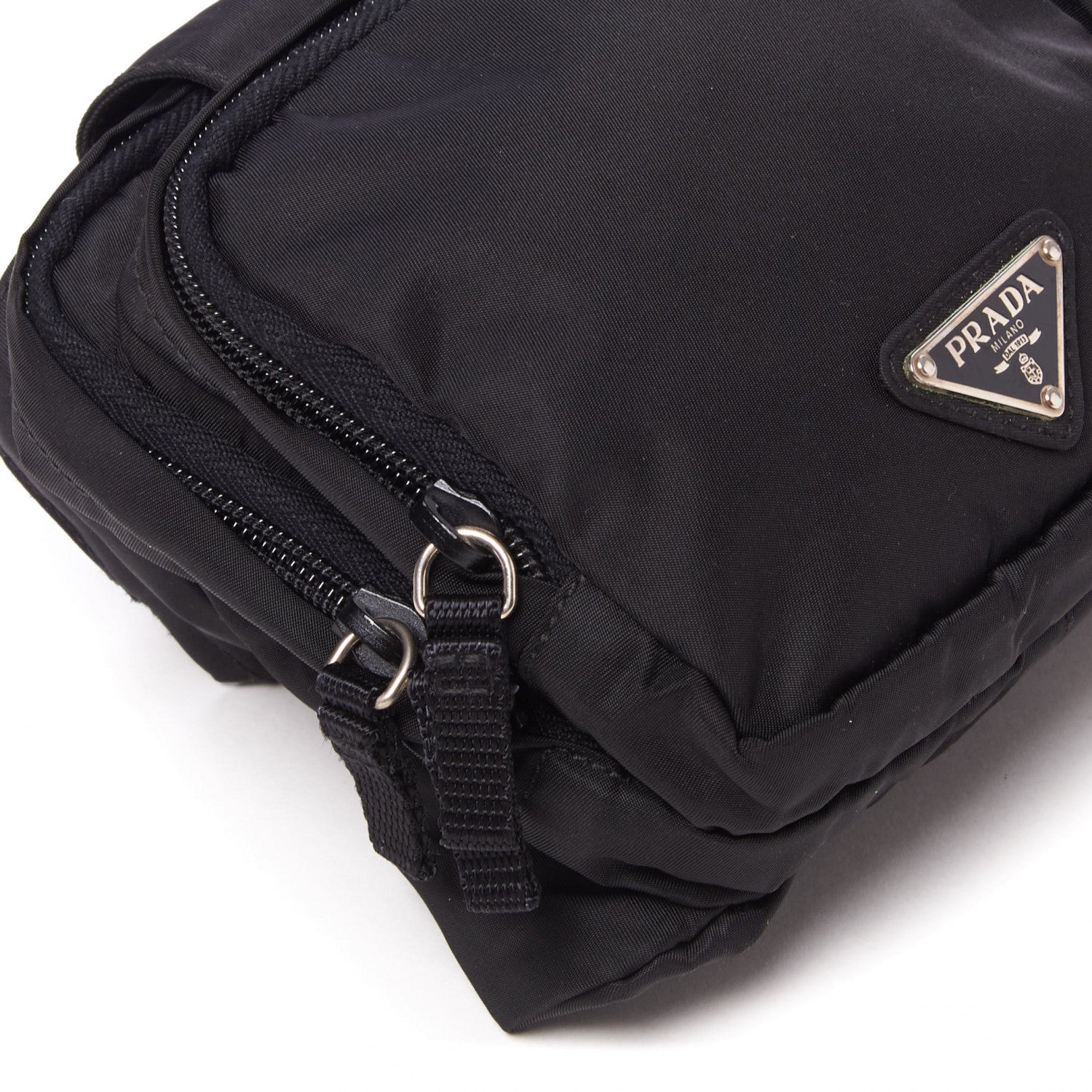 Prada Tessuto Nylon Belt Bag Black 5 of 7
