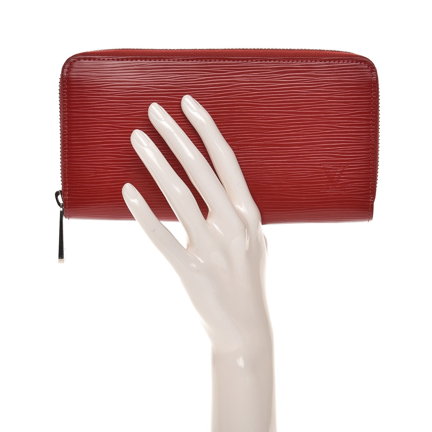 Louis Vuitton Epi Zippy Wallet Carmine 2 of 8