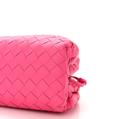 Bottega Veneta Nappa Intrecciato The Mini Pouch Rosa Shock 10 of 11
