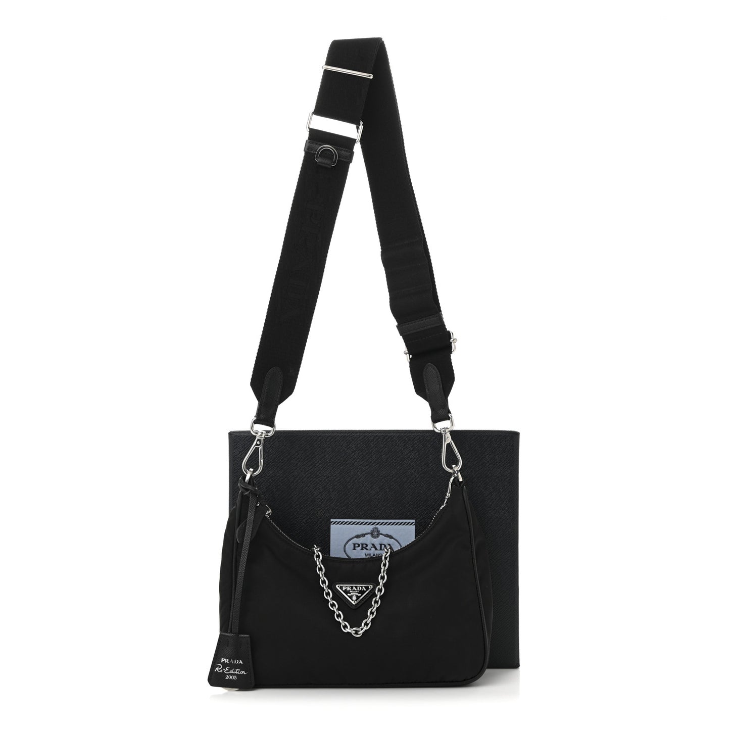 Nylon Re-Edition 2005 Shoulder Bag Black