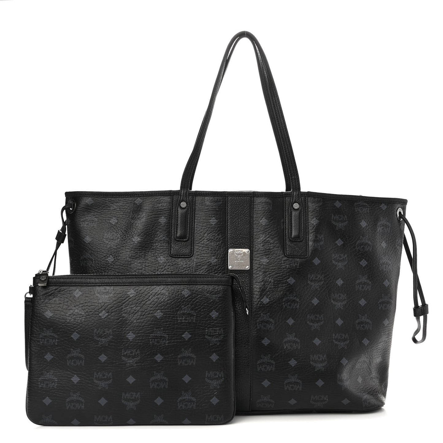 Visetos Large Liz Reversible Shopper Tote Black
