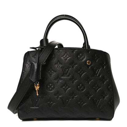 Louis Vuitton Empreinte Montaigne BB Black 1 of 12