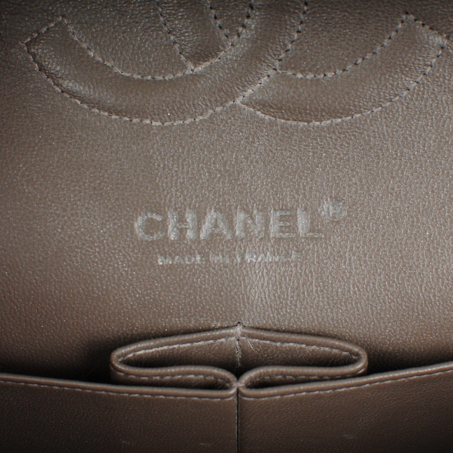 Chanel Tweed Quilted Medium Double Flap Grey 6 of 7