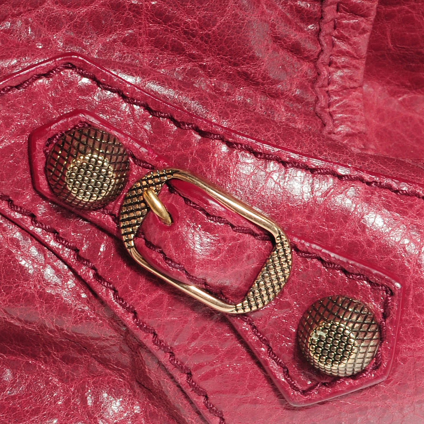 Agneau Giant 12 Rose Gold Hardware City Cassis