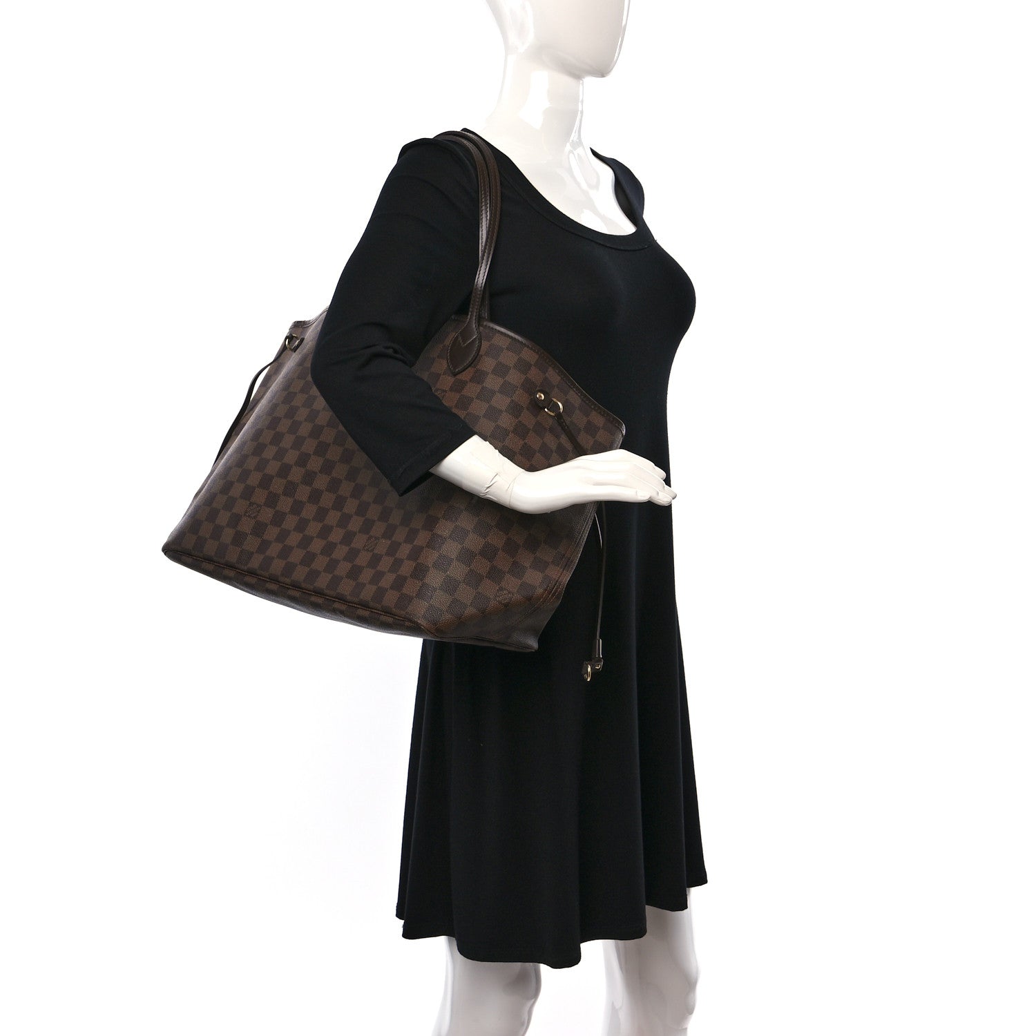 Louis Vuitton Damier Ebene Neverfull GM 3 of 10