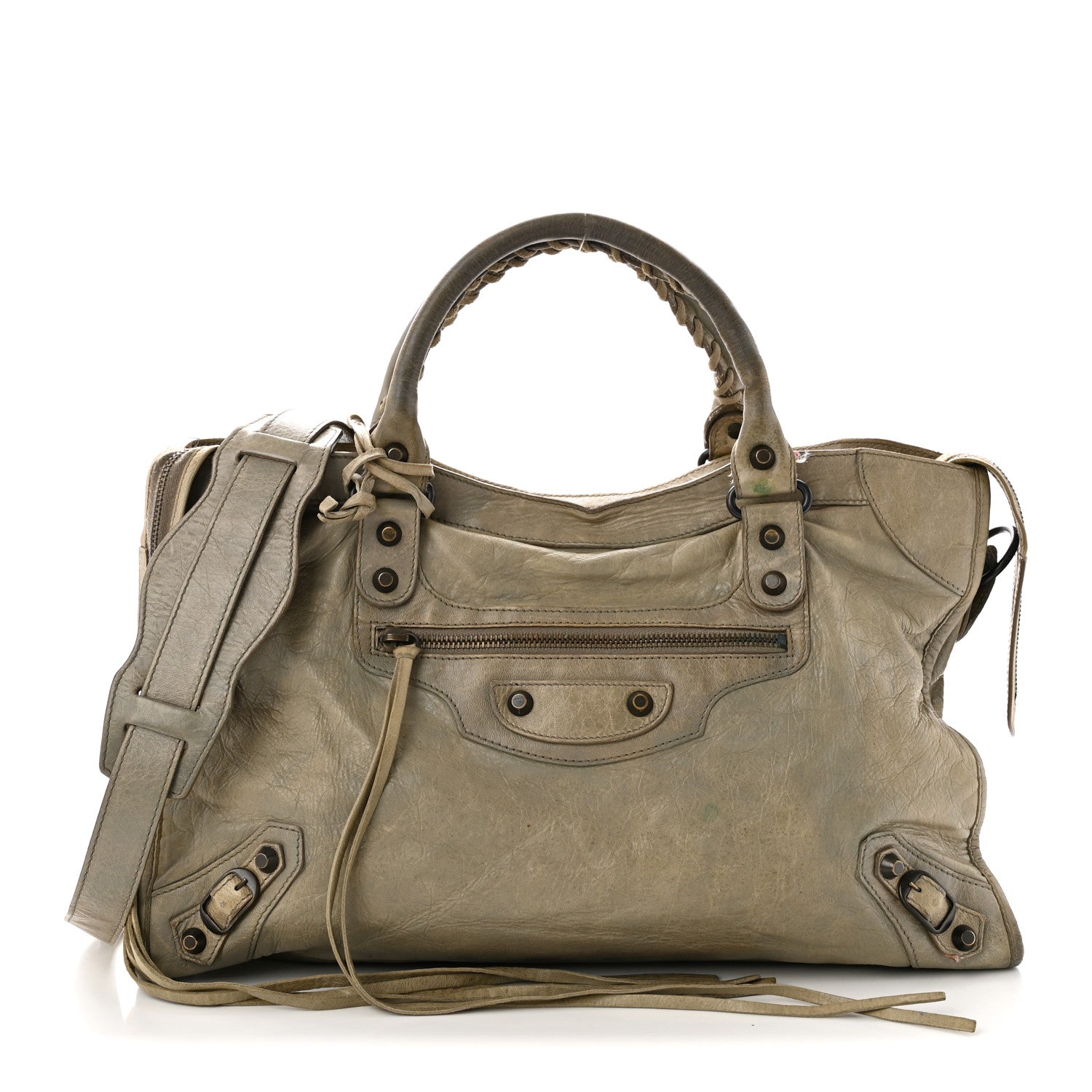 Balenciaga Agneau Classic Hardware City Gris Galet 1 of 13