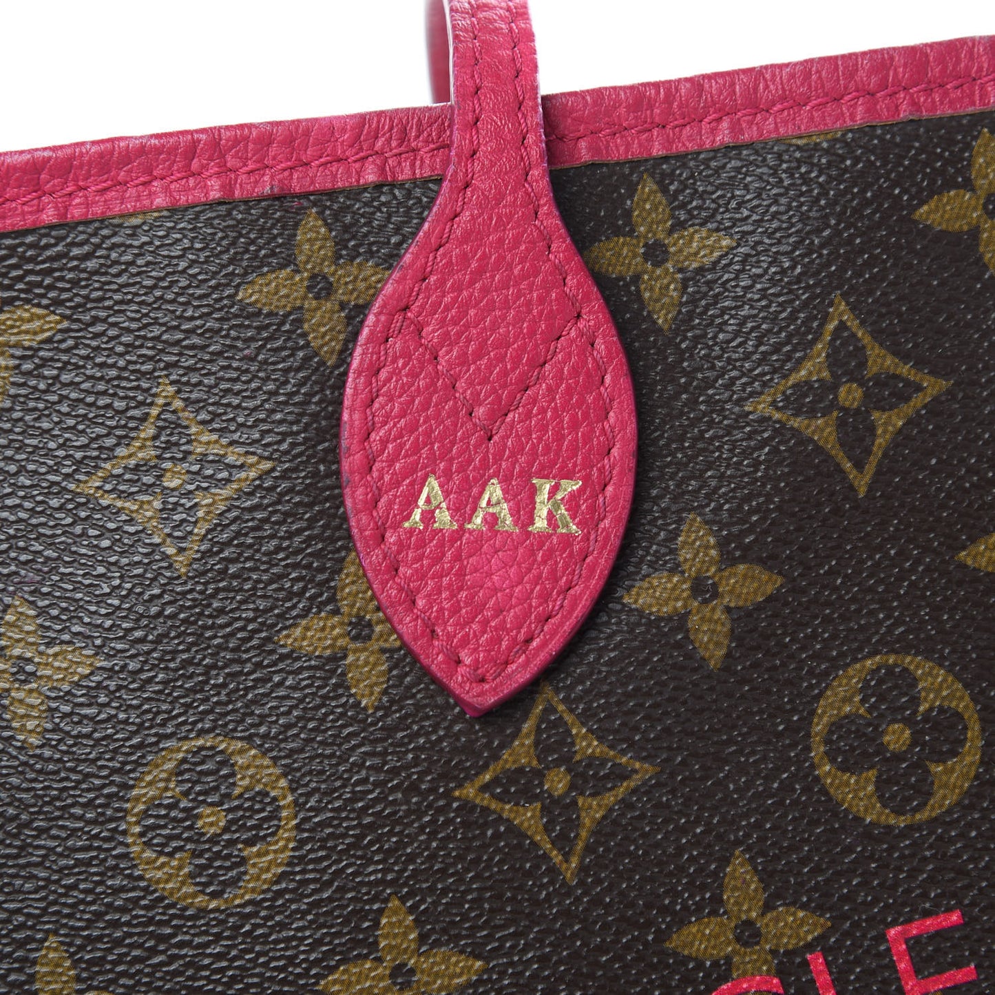 Monogram Articles de Voyage Ikat Neverfull GM Rose Indien