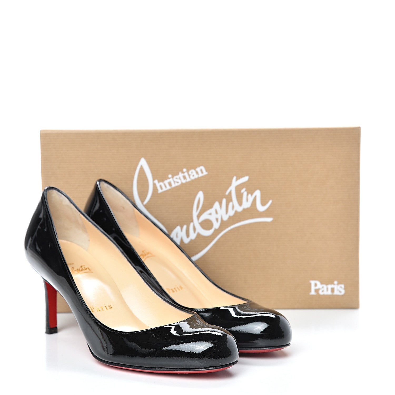 Christian Louboutin Patent Simple 70 Pumps 36.5 Black 11 of 11