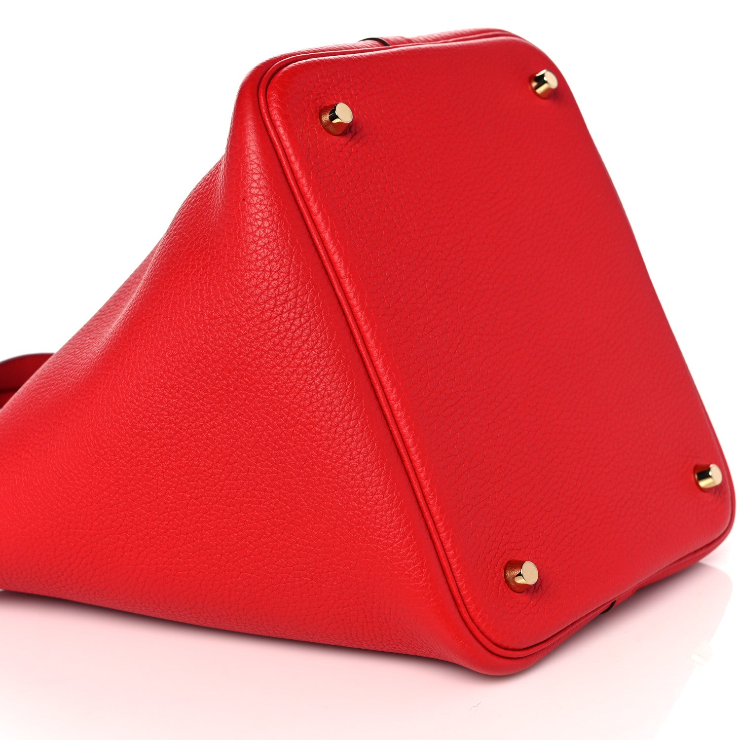 Hermes Taurillon Clemence Picotin Lock 22 MM Rouge De Coeur 8 of 10