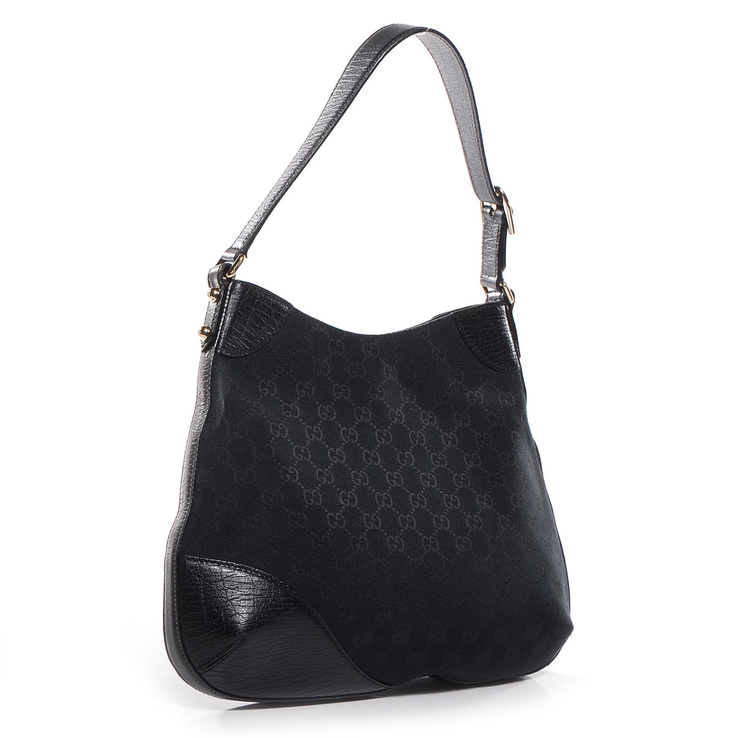 Monogram Web Hasler Hobo Black