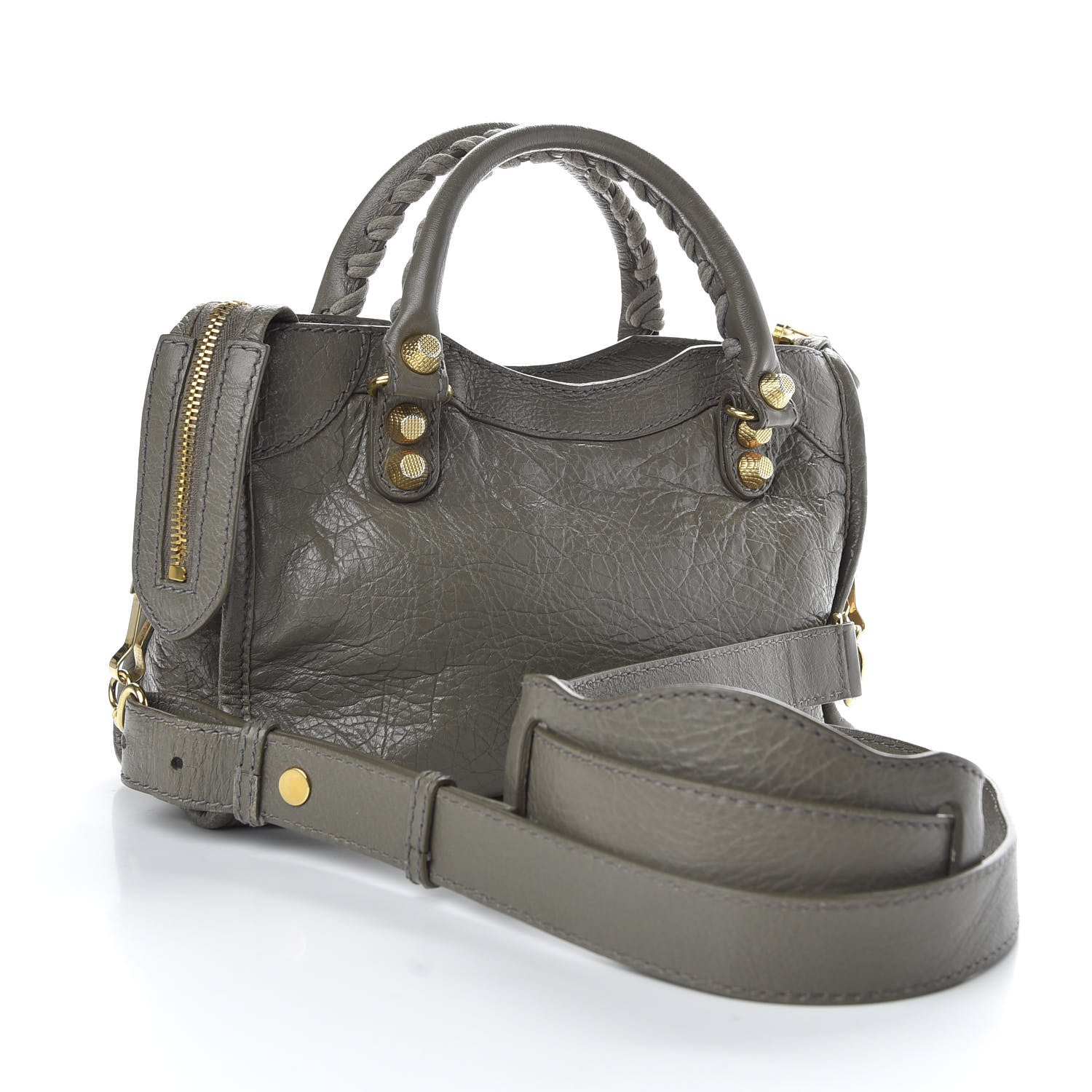 Balenciaga Agneau Giant 12 Gold Hardware Mini City Beige Liege 4 of 11