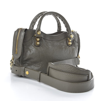 Balenciaga Agneau Giant 12 Gold Hardware Mini City Beige Liege 4 of 11