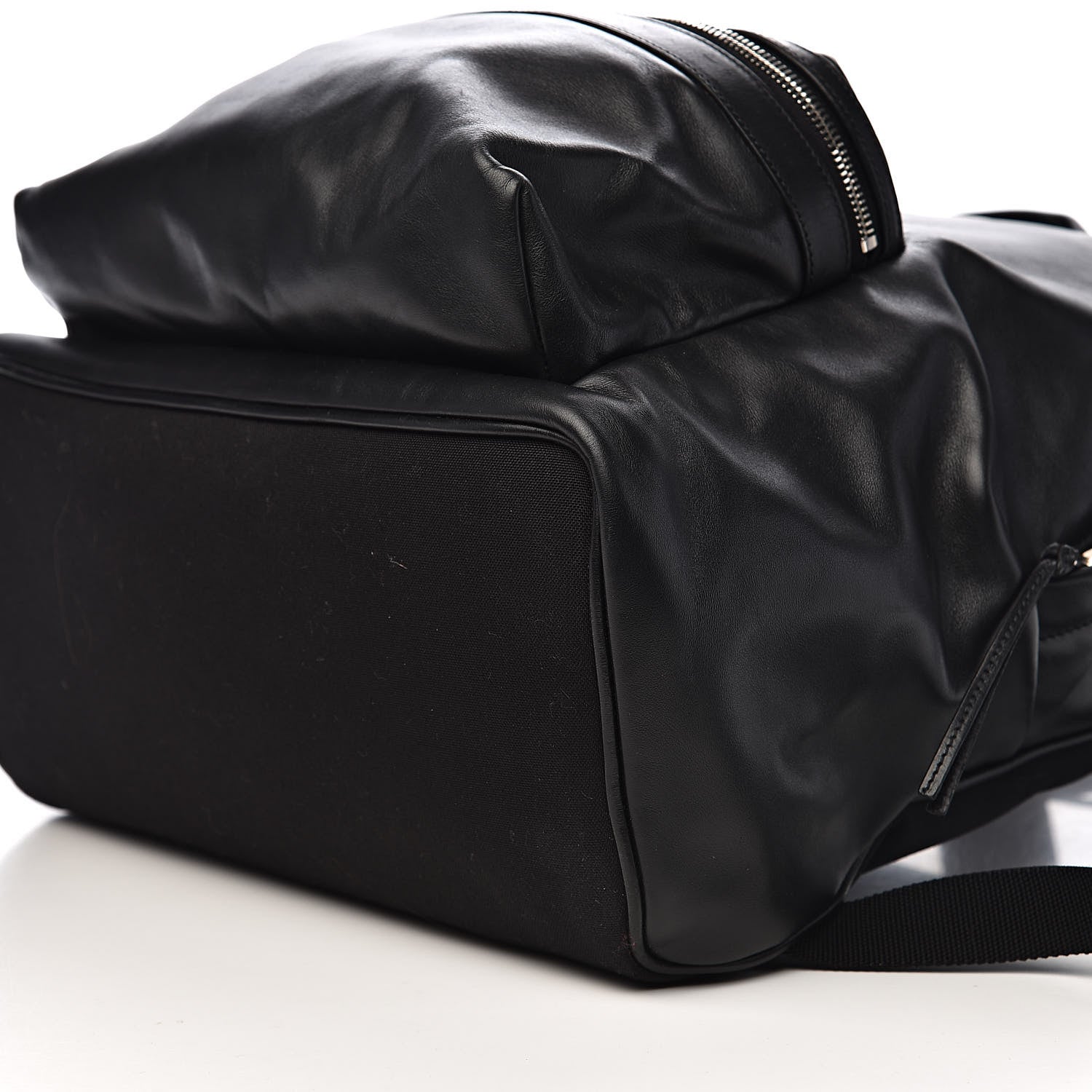 Saint Laurent Lambskin City Backpack Black 11 of 12