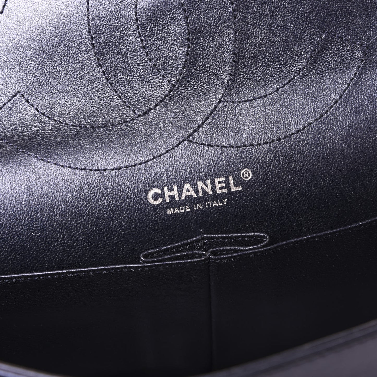 Metallic Aged Calfskin Quilted 2.55 Reissue 228 Flap Blue