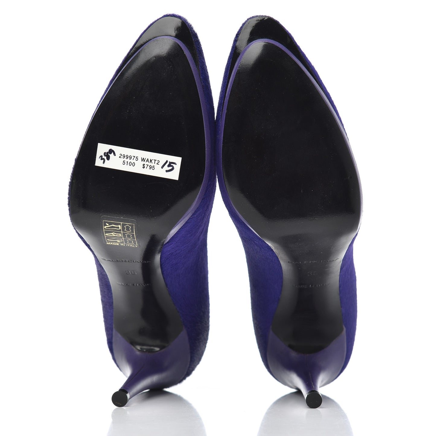 Pony Hair Pumps 36 Violet