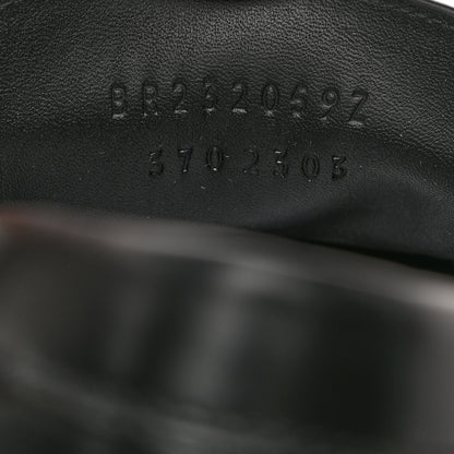 Hermes Glazed Calfskin Womens Hitch Loafers 37 Black 8 of 9