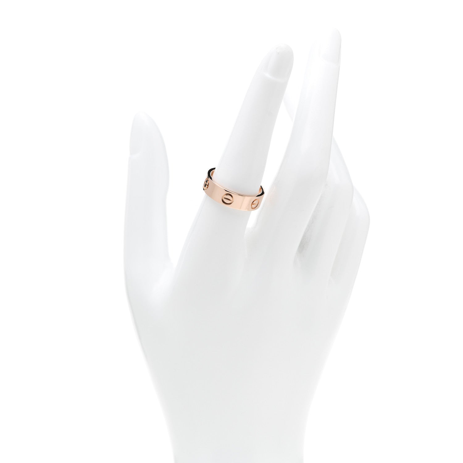 Cartier 18K Pink Gold 5.5mm LOVE Ring 57 8 2 of 5