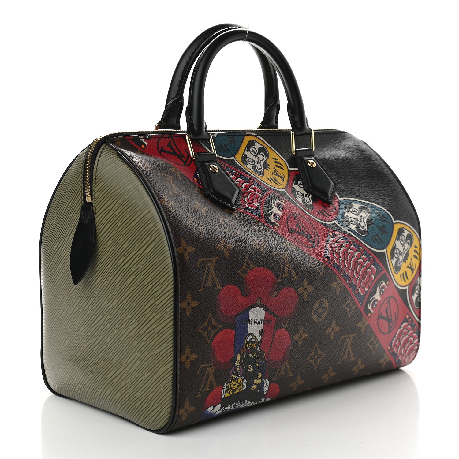 Louis Vuitton Monogram Kabuki Speedy 30 3 of 8