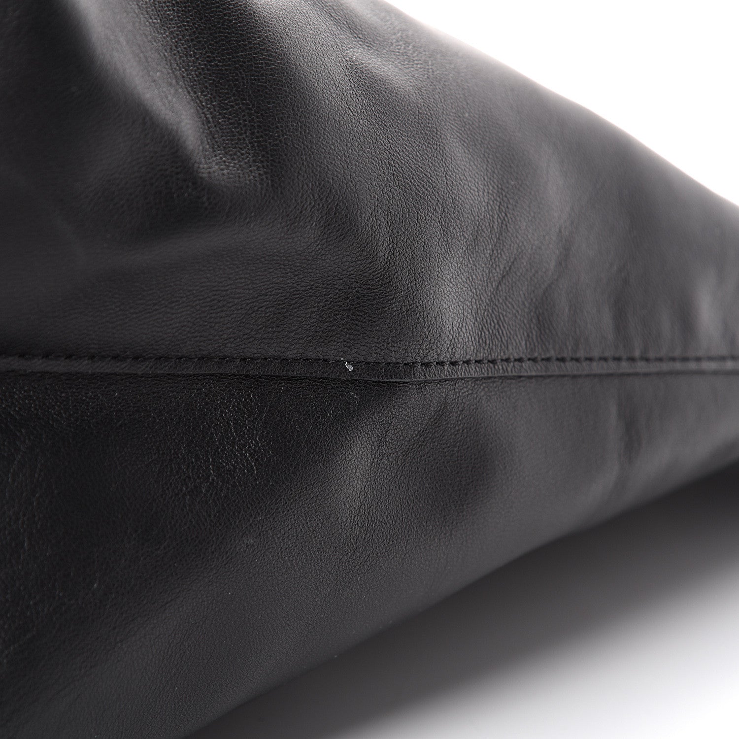 Mansur Gavriel Lambskin Oversized Tote Black 11 of 12