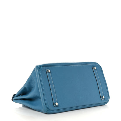 Hermes Togo Birkin 35 Blue Jean 4 of 40