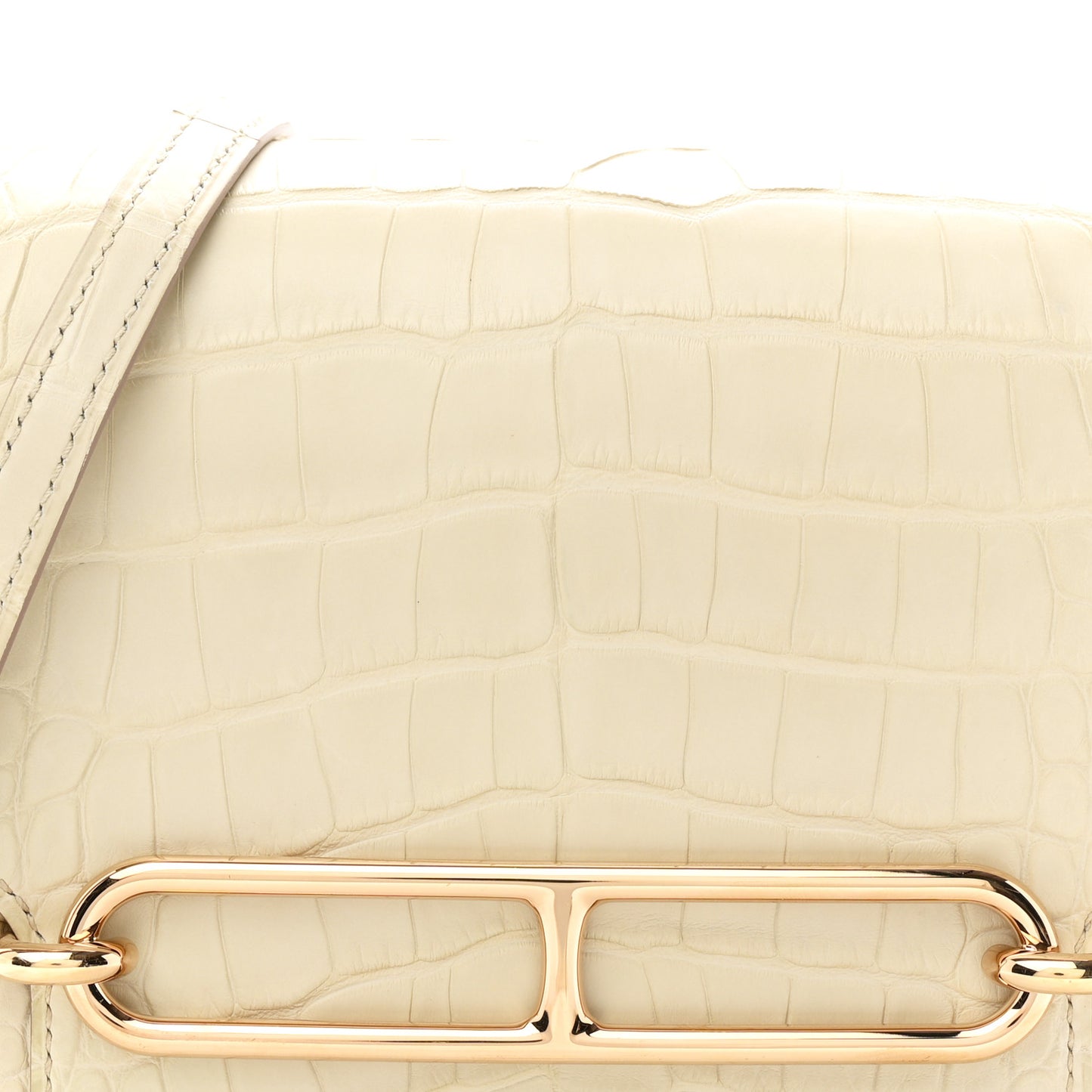 Matte Alligator Mini Sac Roulis Beton