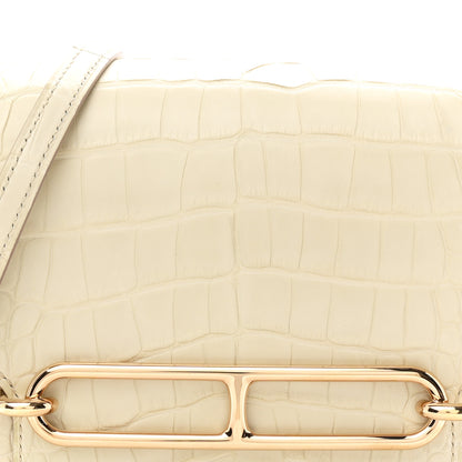Hermes Matte Alligator Mini Sac Roulis Beton 8 of 11