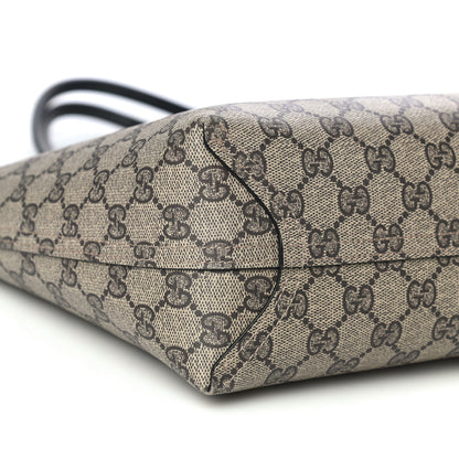 Gucci GG Supreme Monogram Small Reversible Tote Dark Brown 7 of 9