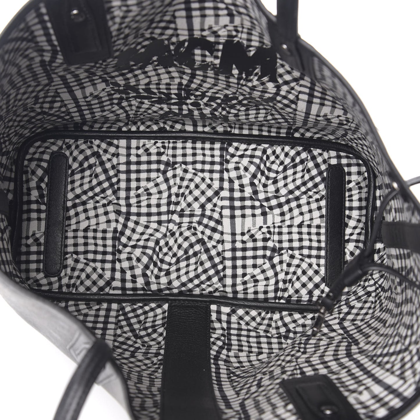 Visetos Medium Liz Reversible Shopper Tote Black