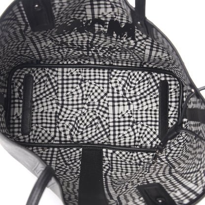 MCM Visetos Medium Liz Reversible Shopper Tote Black 5 of 14