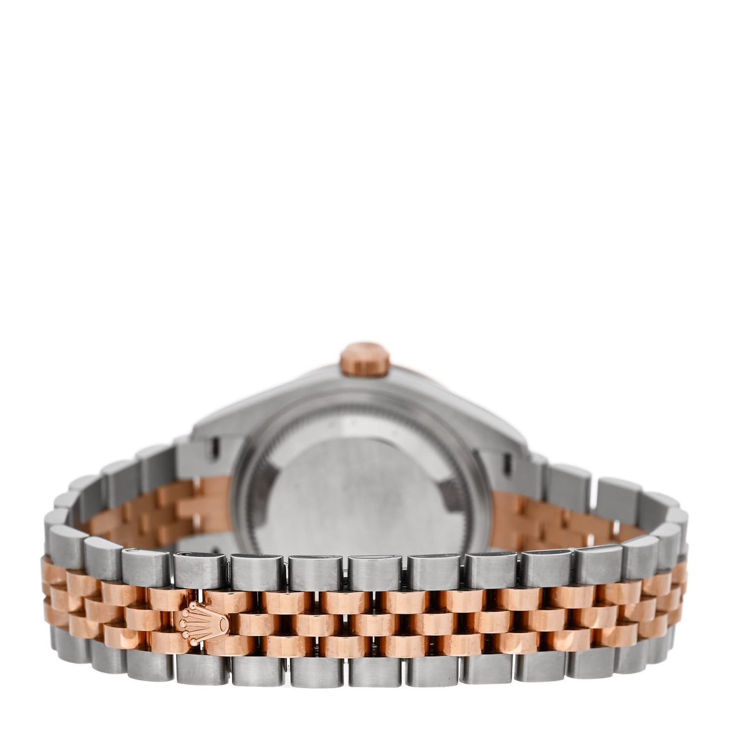 Stainless Steel 18K Everose Gold Diamond 28mm Oyster Perpetual Datejust Watch Chocolate 279381RBR
