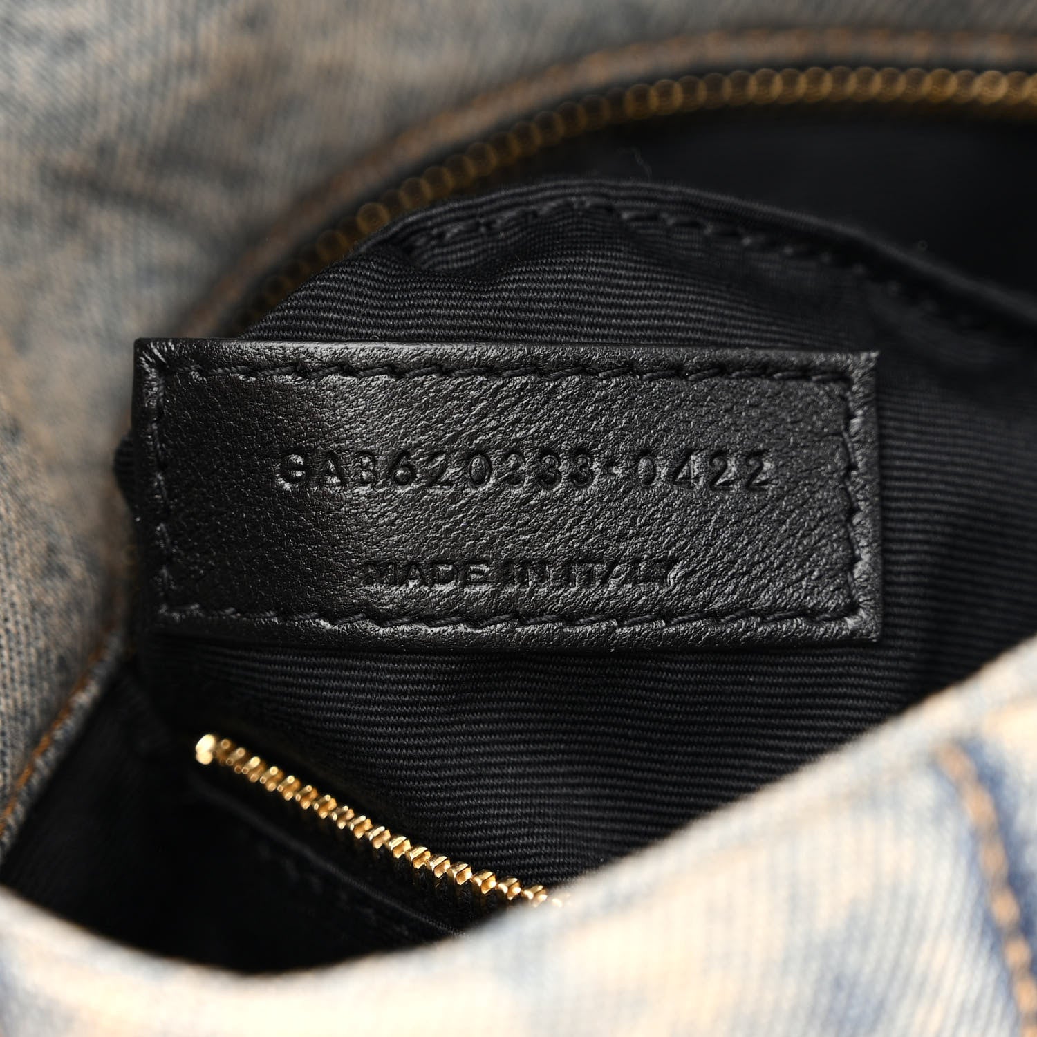 Saint Laurent Denim Quilted Toy Loulou Puffer Monogram Chain Satchel Blue Cinnamon 7 of 11