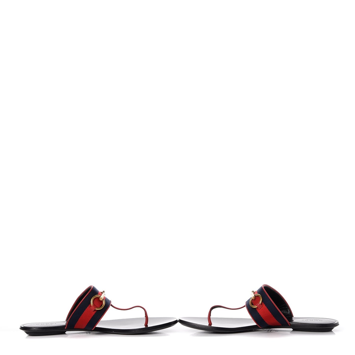 Grosgrain Querelle Web Thong Sandals 37 Red