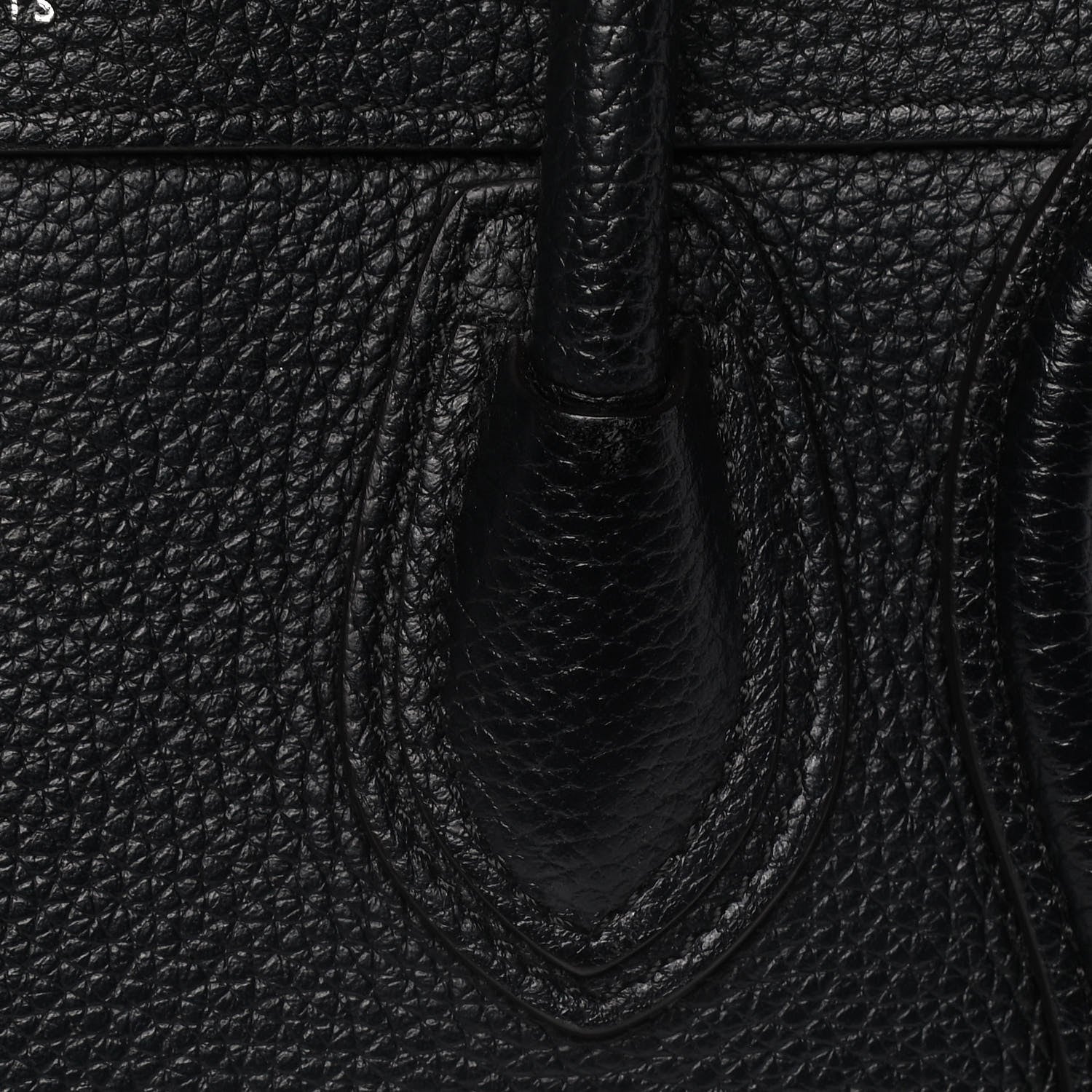Celine Drummed Calfskin Nano Luggage Black 17 of 21