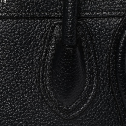 Celine Drummed Calfskin Nano Luggage Black 17 of 21
