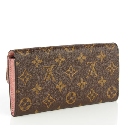 Louis Vuitton Monogram Emilie Wallet Rose Ballerine 3 of 7
