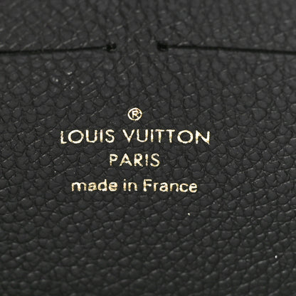 Louis Vuitton Empreinte Clemence Wallet Black 6 of 8
