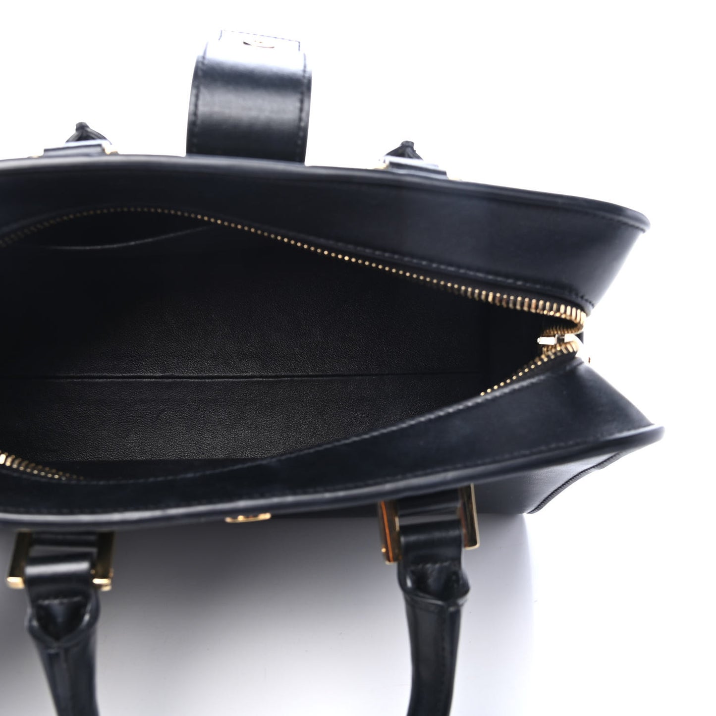 Calfskin Monogram Baby Cabas Black