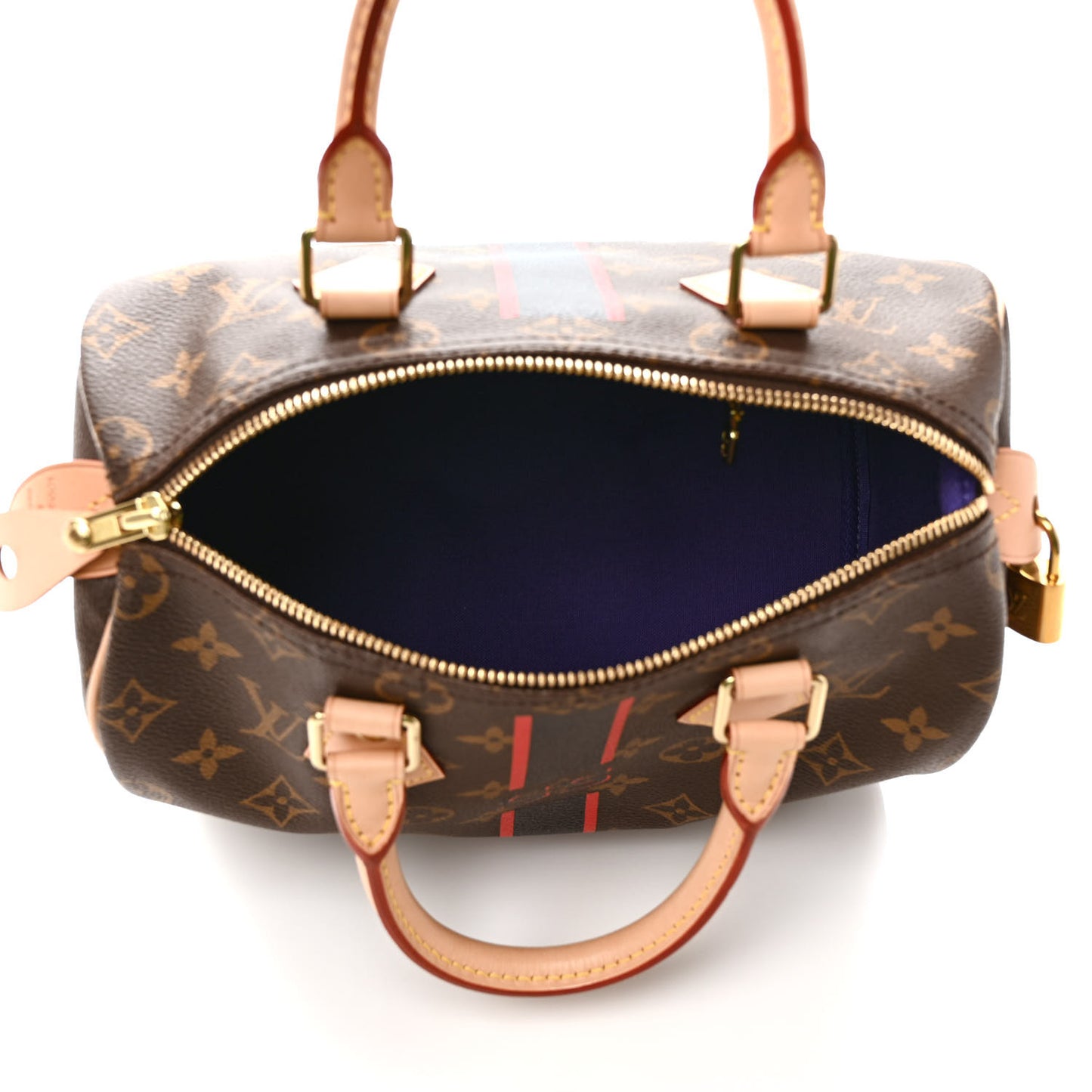 Monogram My LV Heritage Speedy 25 Black Red