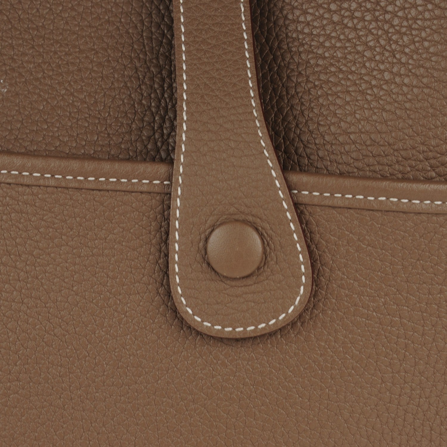 Hermes Taurillon Clemence Evelyne III GM Etoupe 11 of 11