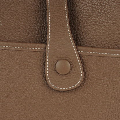 Hermes Taurillon Clemence Evelyne III GM Etoupe 11 of 11