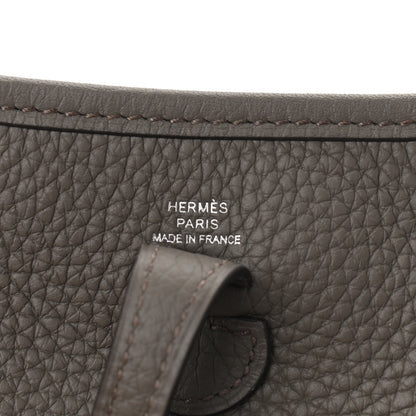 Hermes Taurillon Clemence Evelyne TPM Etain 6 of 11