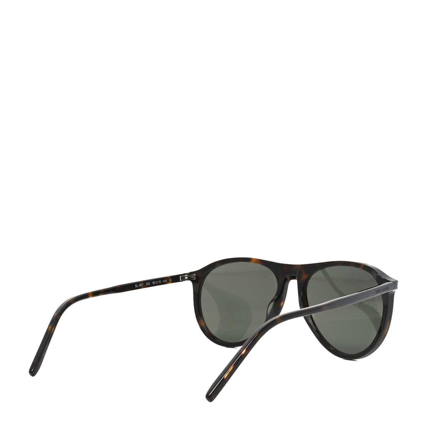 Acetate Aviator Sunglasses SL 667 Tortoise