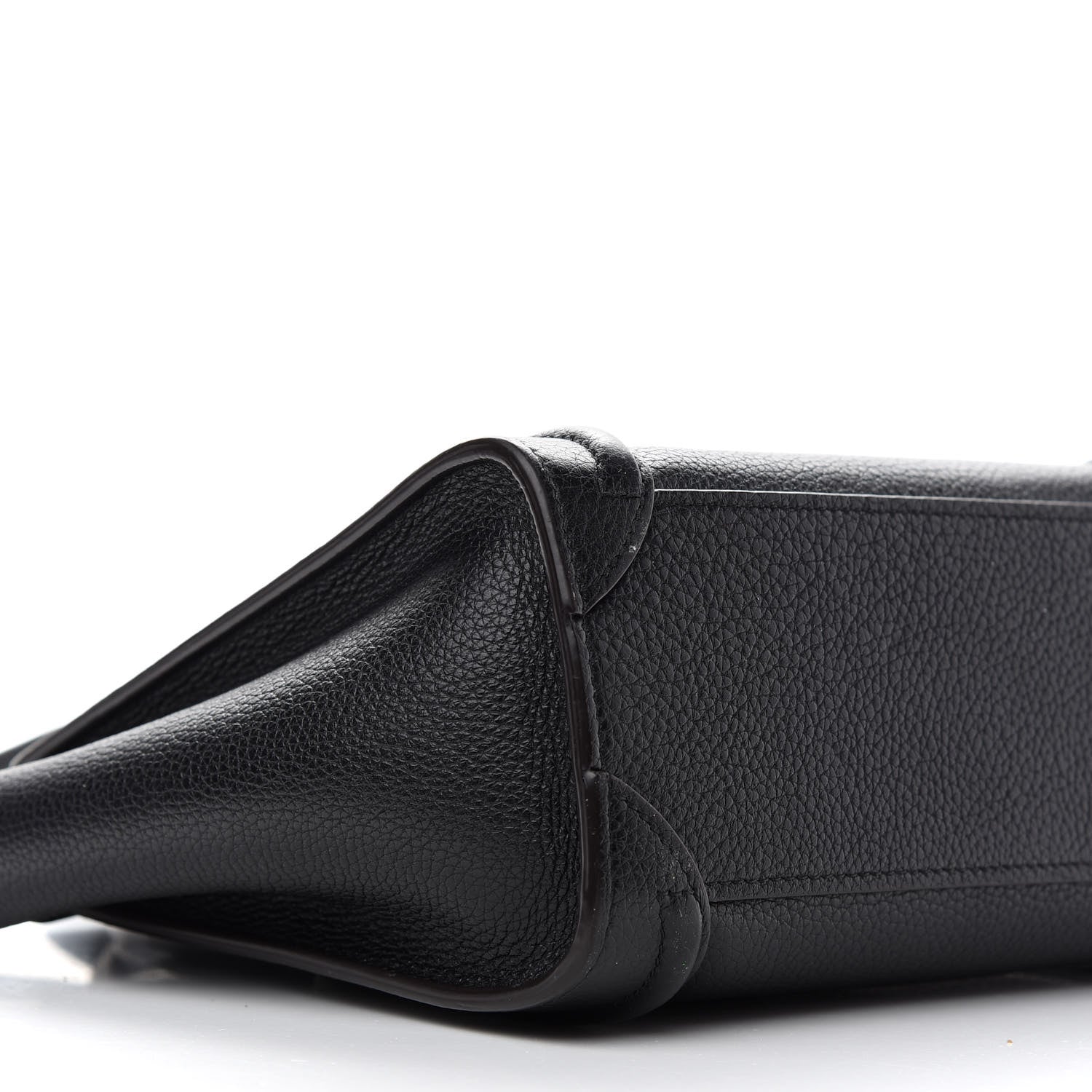 Celine Drummed Calfskin Nano Luggage Black 8 of 10