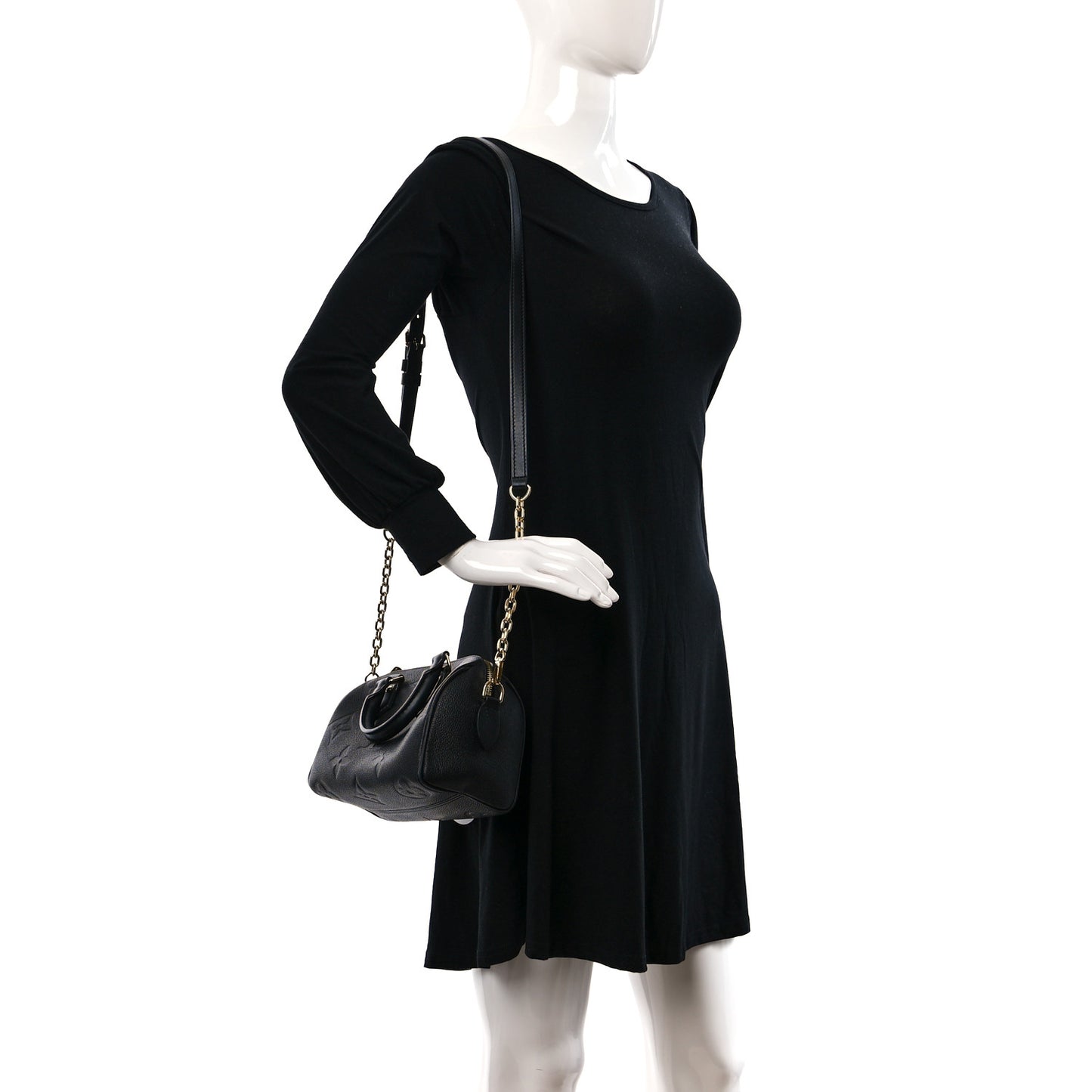 Empreinte Monogram Giant Speedy Bandouliere 20 Black