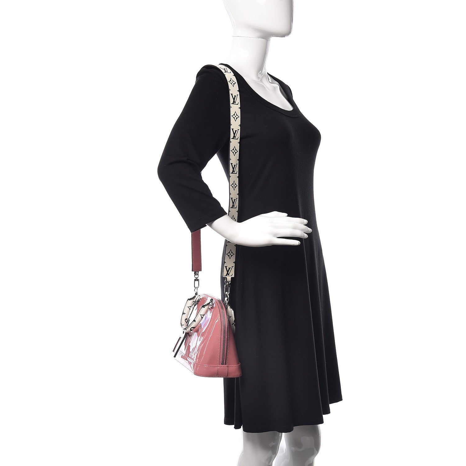 Louis Vuitton Patent Monogram Alma BB Rose Blush 3 of 15